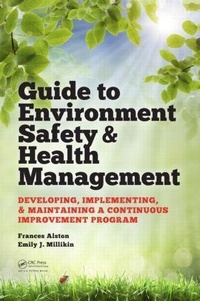 Abbildung von: Guide to Environment Safety and Health Management - CRC Press