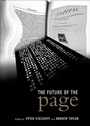 Cover: The Future of the Page - University of Toronto Press