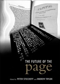 Cover: The Future of the Page - University of Toronto Press