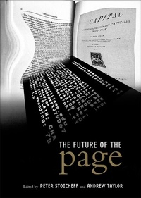 Enlarge image Cover: The Future of the Page - University of Toronto Press