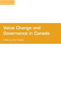 Enlarge image Cover: Value Change and Governance in Canada - University of Toronto Press