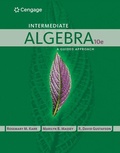 Cover: Intermediate Algebra - Brooks/Cole
