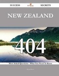 Cover: New Zealand 404 Success Secrets - 404 Most Asked Questions on New Zealand - What You Need to Know - Emereo Publishing