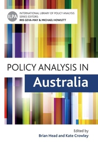 Enlarge image Cover: Policy Analysis in Australia - Policy Press