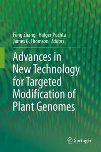 Enlarge image Cover: Advances in New Technology for Targeted Modification of Plant Genomes - Springer