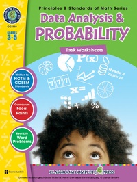 Enlarge image Cover: Data Analysis & Probability - Task Sheets - Classroom Complete Press