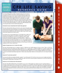 Abbildung von: CPR Lifesaving Reference Guide (Speedy Study Guide) - Dot EDU