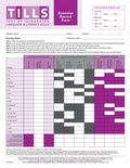 Cover: Test of Integrated Language and Literacy Skills (R) (TILLS (R)) Examiner Record Form - Brookes Publishing Co