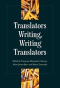 Cover: Translators Writing, Writing Translators - Kent State University Press