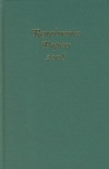 Cover: Renaissance Papers 2008 - De Gruyter