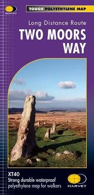 Abbildung von: Two Moors Way XT40 - Harvey Map Services Ltd