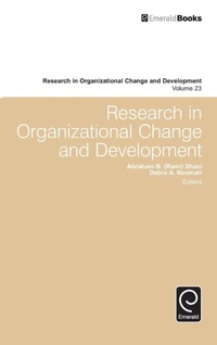 Enlarge image Cover: Research in Organizational Change and Development - Emerald Group Publishing Limited