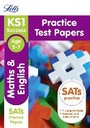 Cover: KS1 Maths and English SATs Practice Test Papers - Letts Educational
