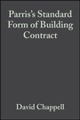 Cover: Parris's Standard Form of Building Contract - Wiley