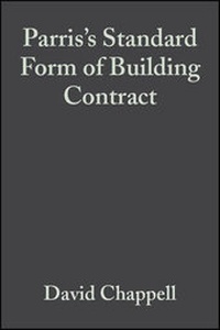 Abbildung von: Parris's Standard Form of Building Contract - Wiley