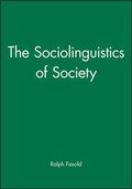 Cover: The Sociolinguistics of Society - Wiley