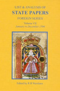 Abbildung von: List and Analysis of State Papers, Foreign Series-elizabeth I - PRO Publications