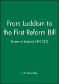 Cover: From Luddism to the First Reform Bill - Wiley
