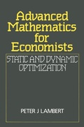 Cover: Advanced Mathematics for Economists - Wiley