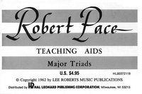 Abbildung von: Flash Cards, Major Triads - Hal Leonard Publishing Corporation