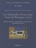 Cover: Les Funerailles d'Une Reine - Brepols N.V.