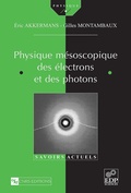 Cover: Physique m&eacute;soscopique des &eacute;lectrons et des photons - EDP Sciences
