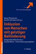 Cover: Inklusion von Menschen mit geistiger Behinderung - Kohlhammer
