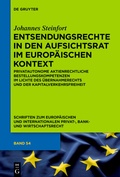Abbildung von: Entsendungsrechte in den Aufsichtsrat im europäischen Kontext - De Gruyter