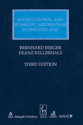 Cover: International and Domestic Arbitration in Switzerland - Manz