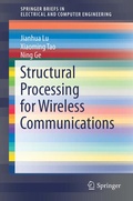 Cover: Structural Processing for Wireless Communications - Springer