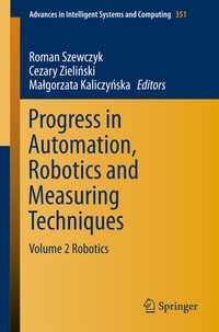 Bild vergrößern Bild: Progress in Automation, Robotics and Measuring Techniques - Springer