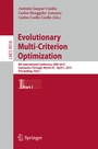 Cover: Evolutionary Multi-Criterion Optimization - Springer