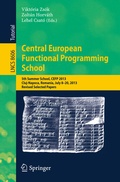 Cover: Central European Functional Programming School - Springer