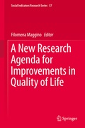 Cover: A New Research Agenda for Improvements in Quality of Life - Springer
