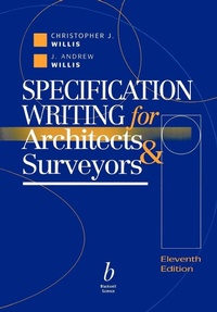 Enlarge image Cover: Specification Writing - Wiley