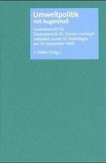 Cover: Umweltpolitik mit Augenma&szlig; - Erich Schmidt Verlag