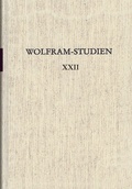 Cover: Wolfram-Studien XXII - Erich Schmidt Verlag