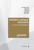 Cover: KENDRIS Jahrbuch 2014/2015 - Schulthess Juristische Medien