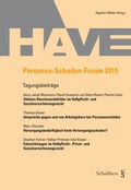 Cover: Personen-Schaden-Forum 2015 - Schulthess Juristische Medien
