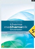 Cover: Thema Mathematik 5. Schularbeiten - VERITAS Verlags- und Handelsgesellschaft m.b.H.