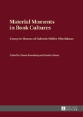 Cover: Material Moments in Book Cultures - Peter Lang Verlag