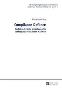 Abbildung von: Compliance Defence - Peter Lang Verlag