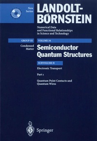 Enlarge image Cover: Quantum Point Contacts and Quantum Wires - Springer