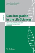 Cover: Data Integration in the Life Sciences - Springer