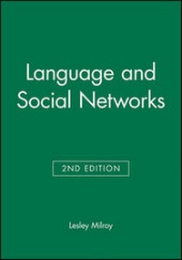 Enlarge image Cover: Language and Social Networks - Wiley