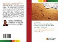 Abbildung von: Gerenciamento sustentavel como funcao social dos bens de uso e consumo - Novas Edições Acadêmicas