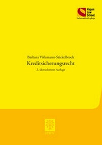 Abbildung von: Kreditsicherungsrecht - Berliner Wissenschafts-Verlag