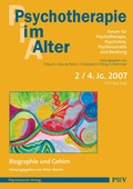 Cover: Psychotherapie im Alter Nr. 14 - Psychotherapie im Alter