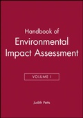 Cover: Handbook of Environmental Impact Assessment, Volume 1 - Wiley