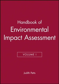 Enlarge image Cover: Handbook of Environmental Impact Assessment, Volume 1 - Wiley